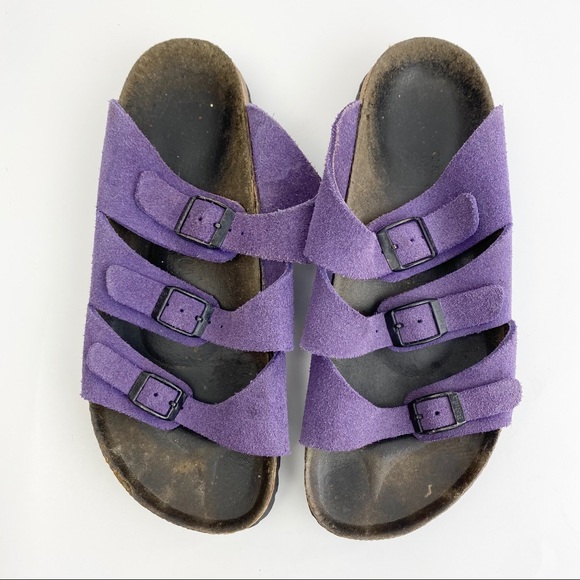 Betula Birkenstock Purple 3 Strap Sandals Size 7